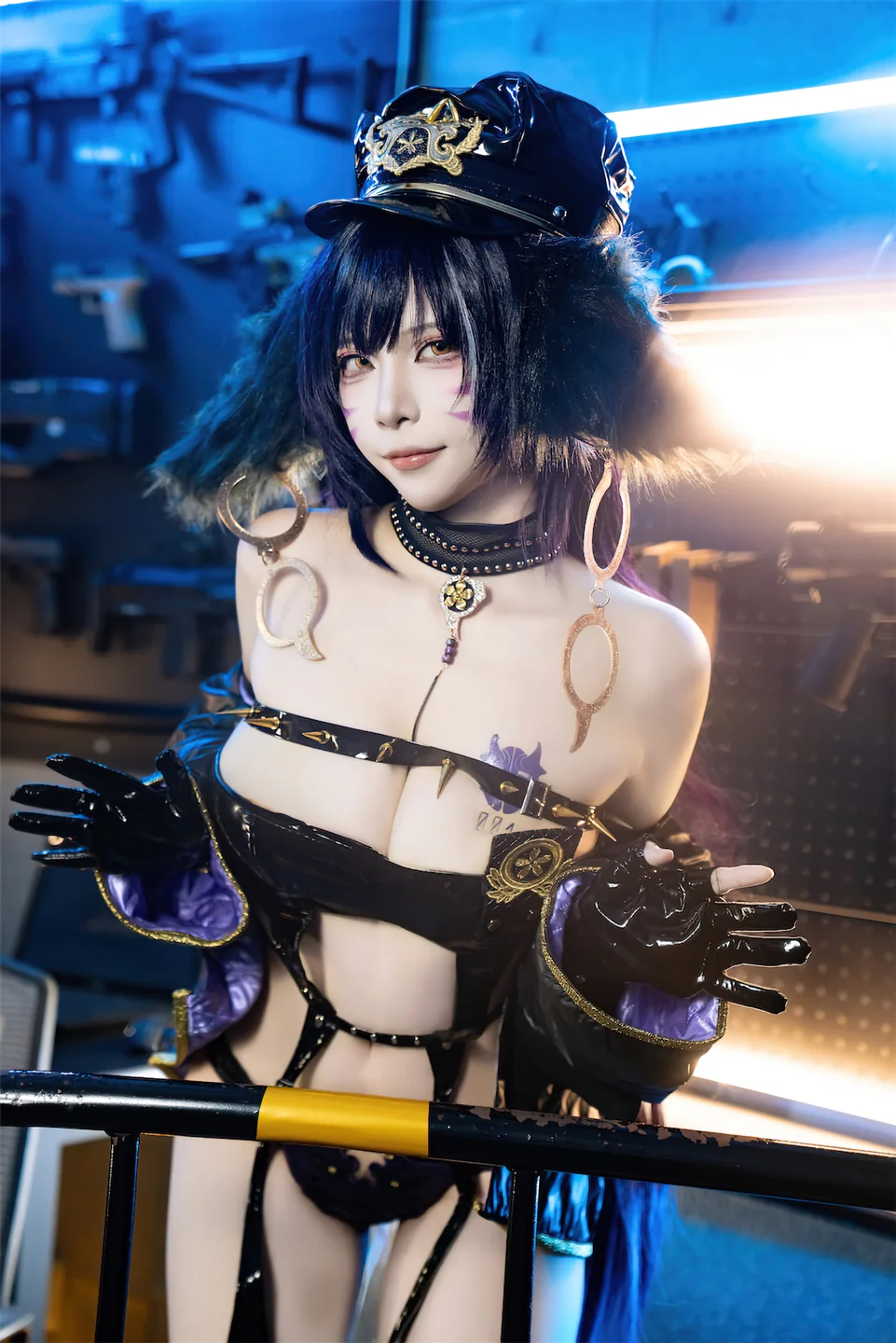 二佐Nisa - No.191 碧蓝航线·武藏 女警 [25P-101MB] tg@simisebaisi 【丝足阁】004.webp
